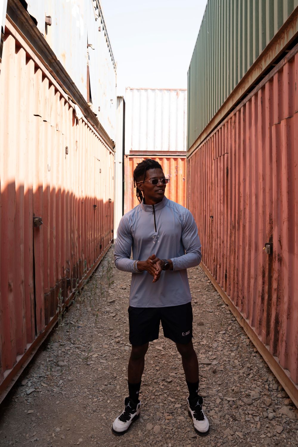 C-365 Elevate Zip Long Sleeve (Model 823303) - Haze Blue