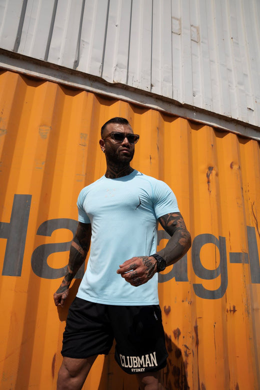 C-365 Performance Tee (Model 324305) - Light Blue