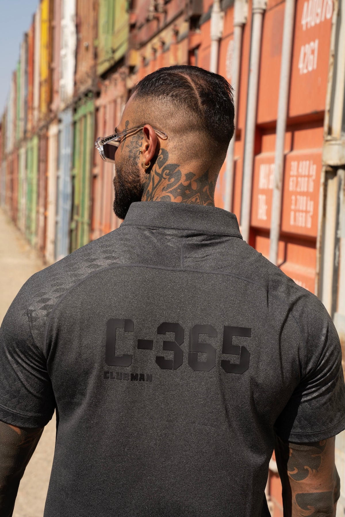 C-365 Motion Zip Tee (Model 823302) - Grey