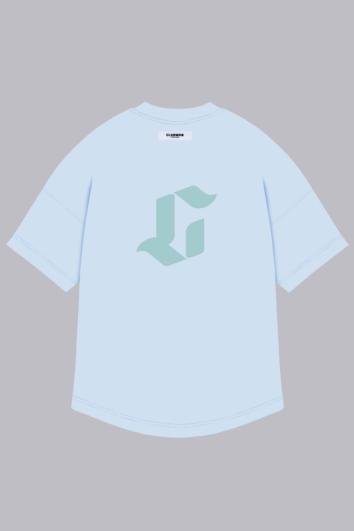 Mens Clubman 'Cyper' T-shirt / Blue