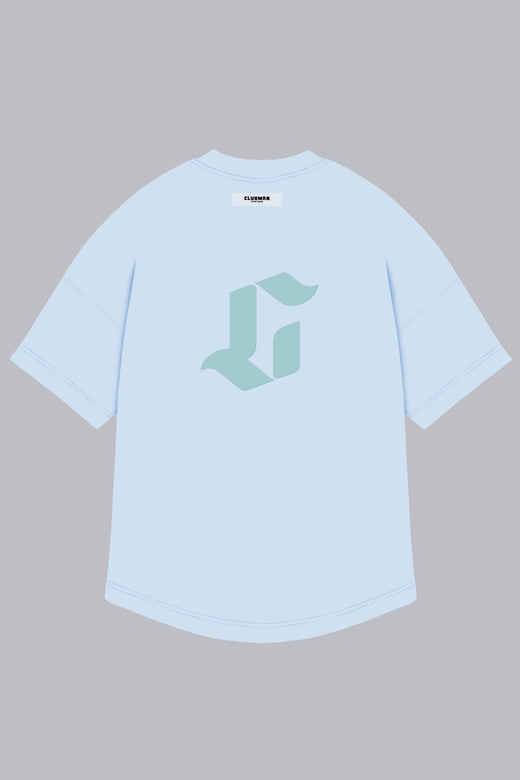 Mens Clubman 'Cyper' T-shirt / Blue
