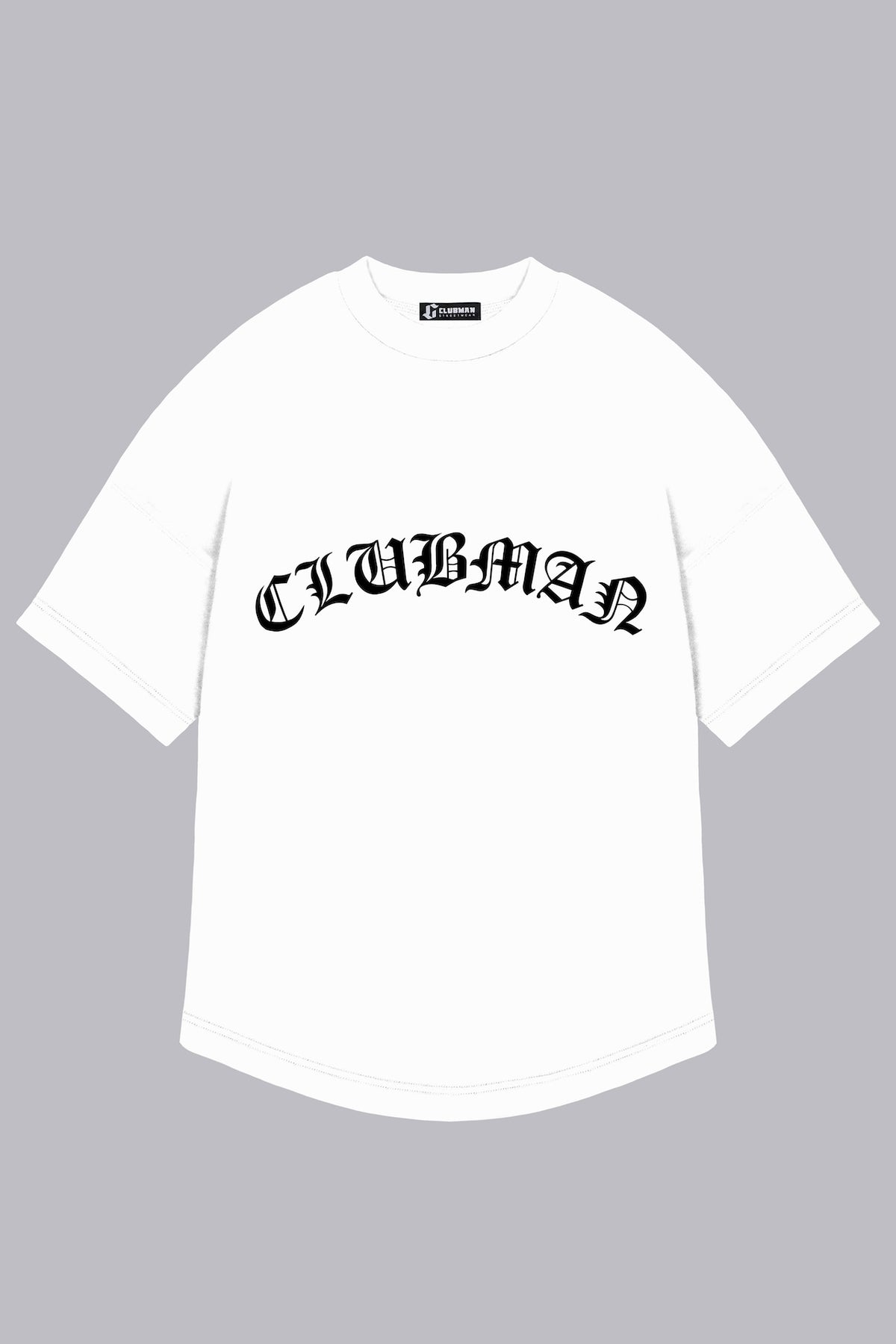 Mens Clubman 'Cyper' T-shirt / White