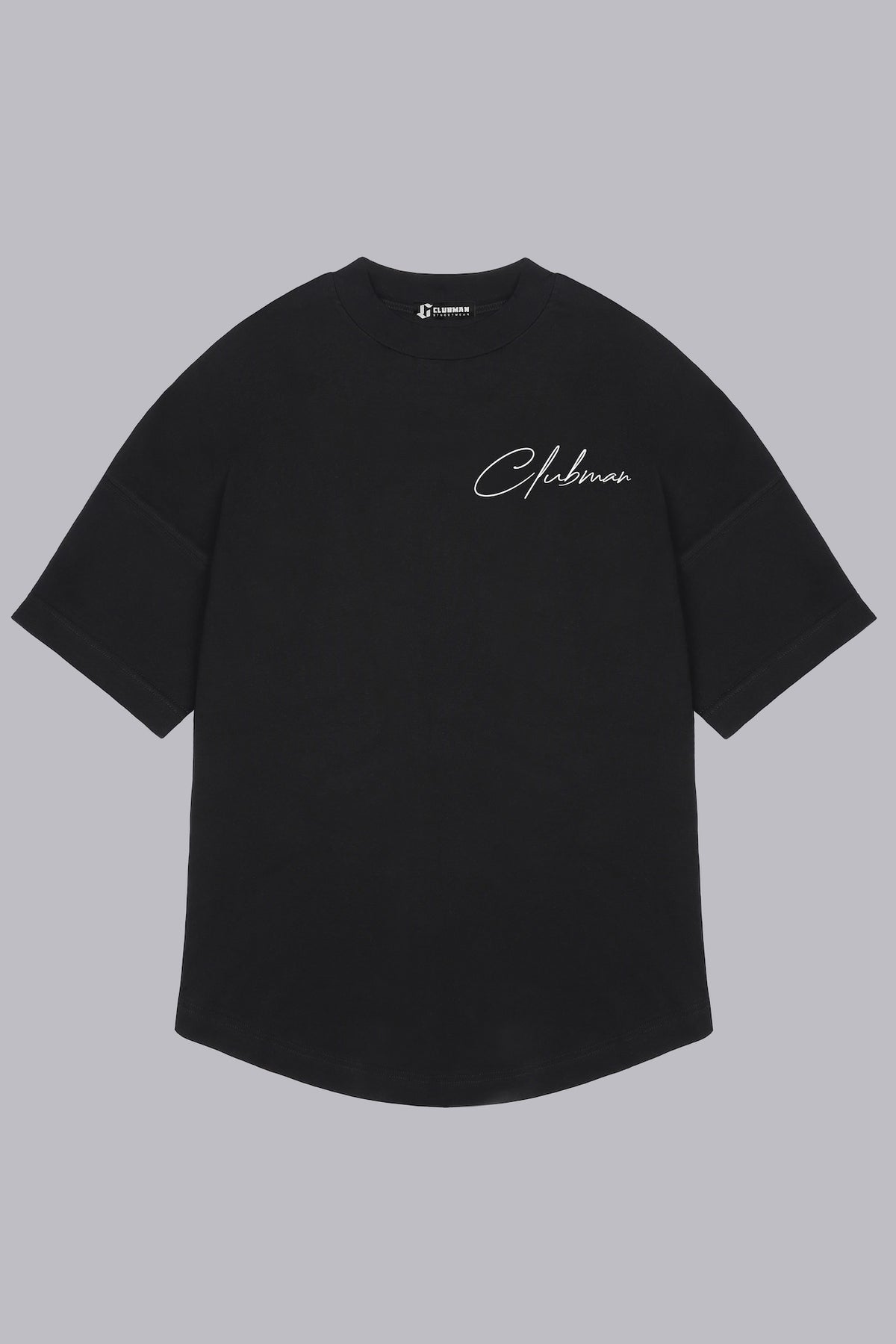 Mens Clubman 'Precision Line' T- Shirt Black