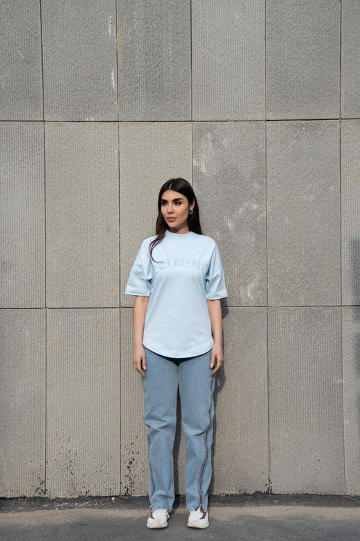 Mens Clubman 'Cyper' T-shirt / Blue