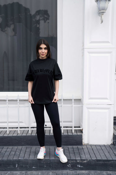 Mens Clubman 'Cyper' T-shirt / Black