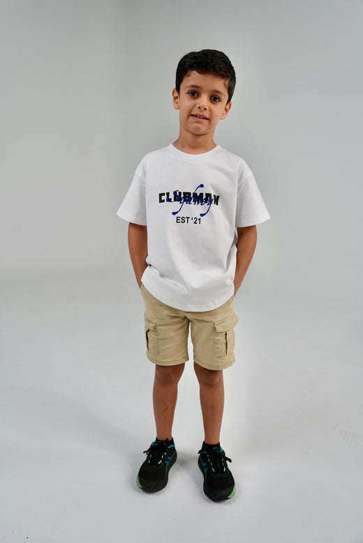 Kids "Halo" Tee – White