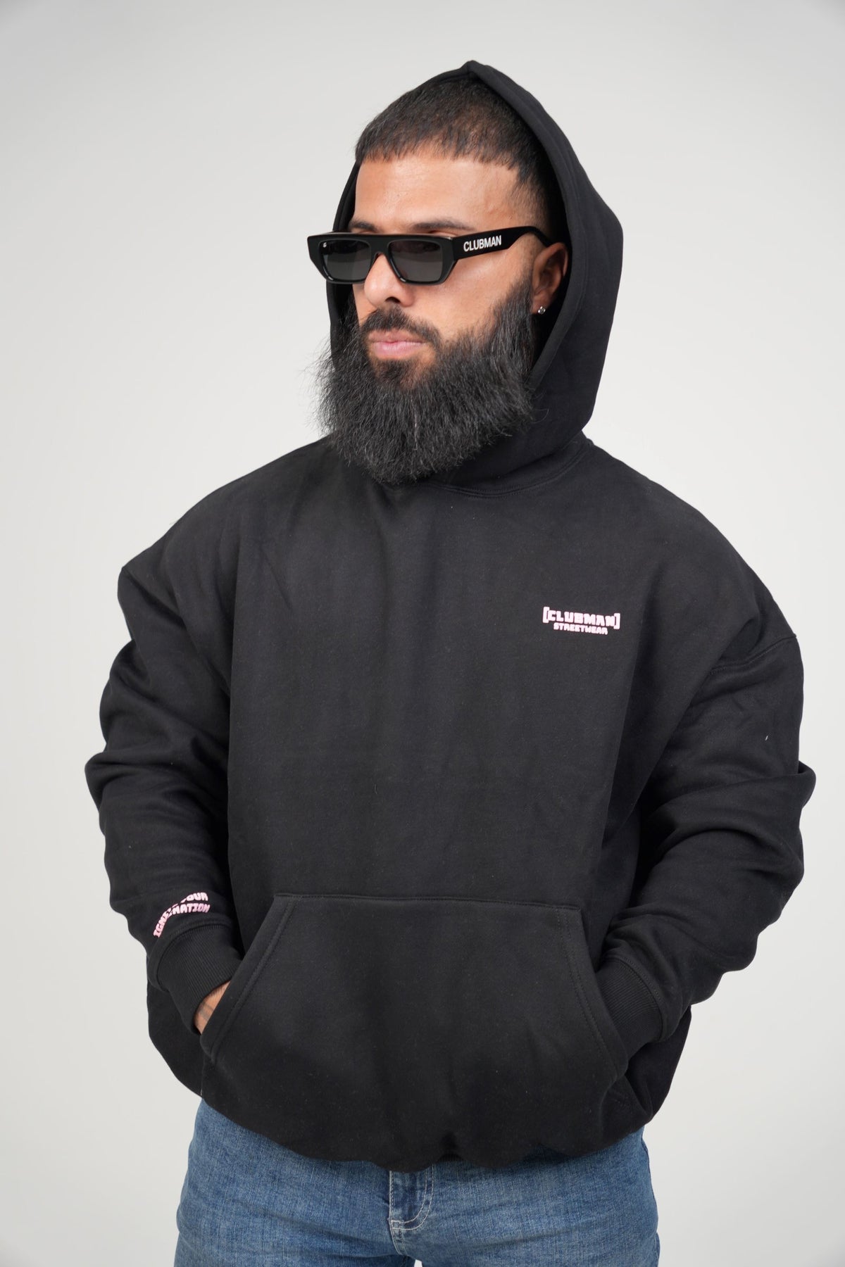 Clubman ‘Black Rose’ Hoodie