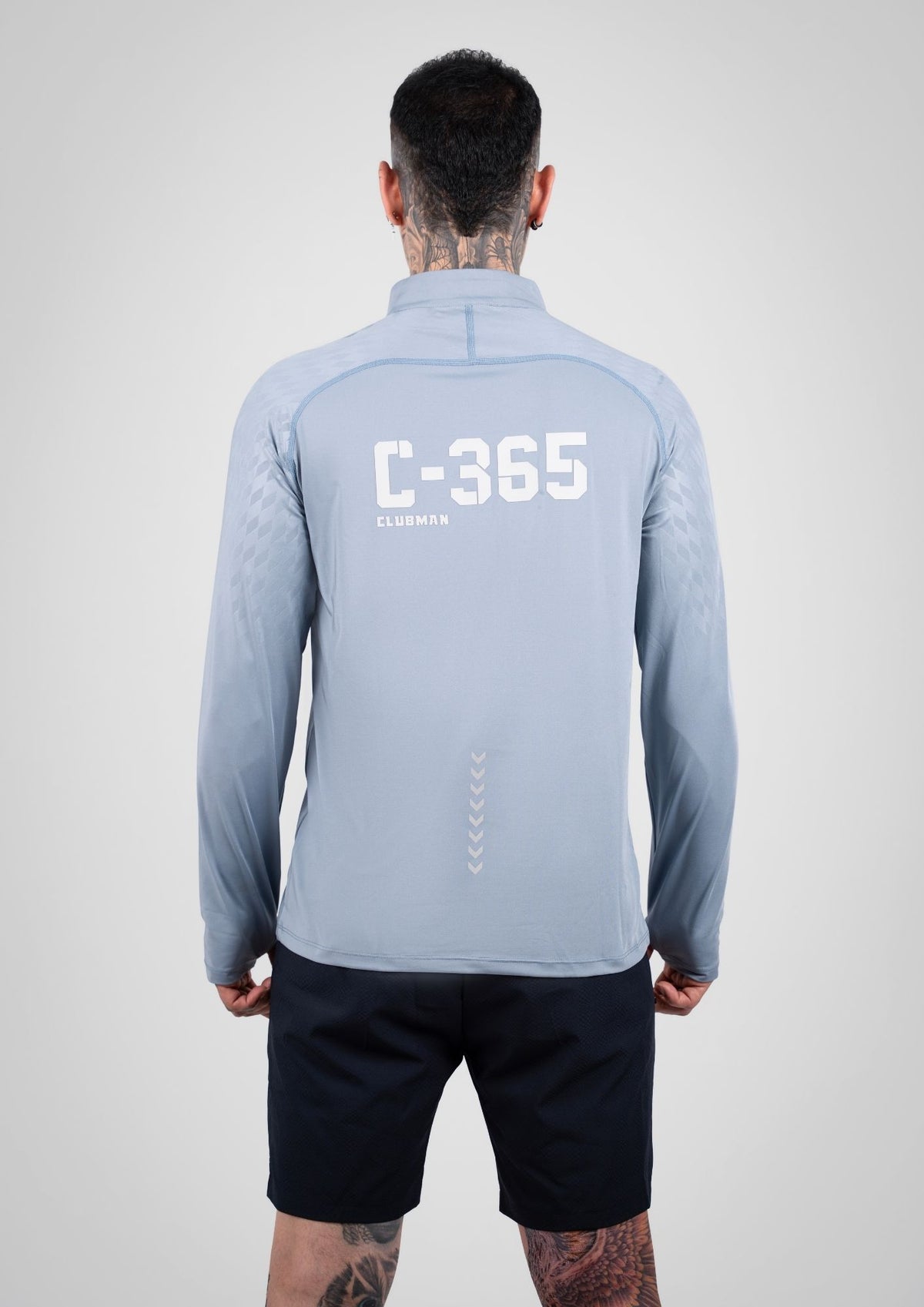 C-365 Elevate Zip Long Sleeve (Model 823303) - Haze Blue