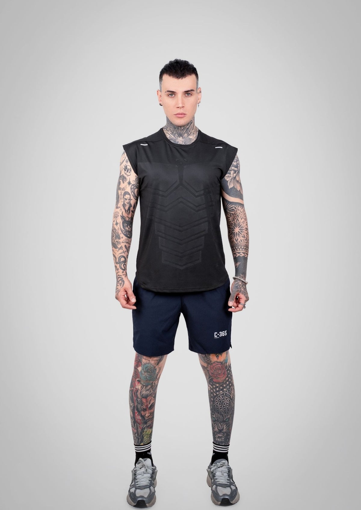 C-365 Flex Singlet (Model 323129) - Black