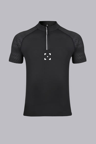 C-365 Motion Zip Tee (Model 823302) - Black