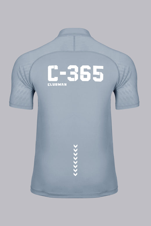 C-365 Motion Zip Tee (Model 823302) - Haze Blue