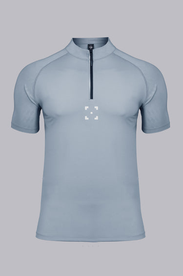 C-365 Motion Zip Tee (Model 823302) - Haze Blue
