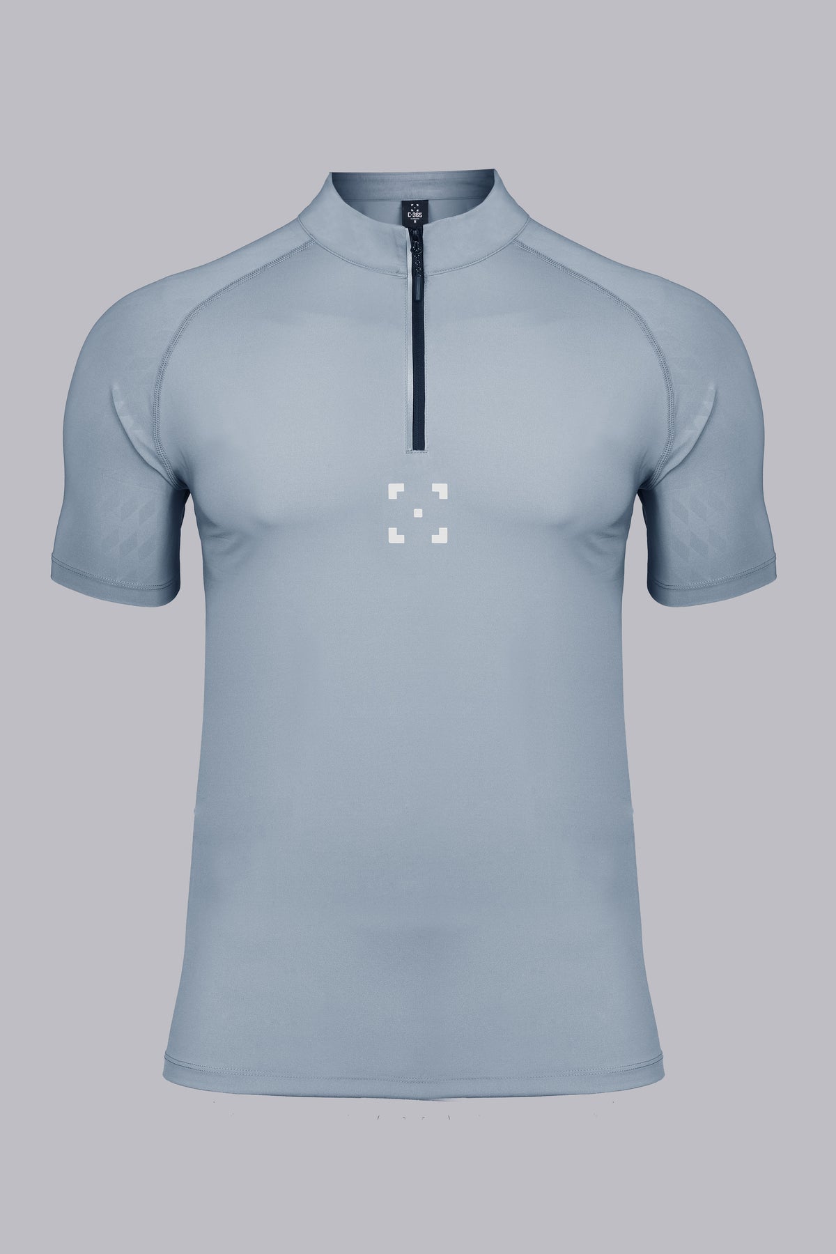 C-365 Motion Zip Tee (Model 823302) - Haze Blue