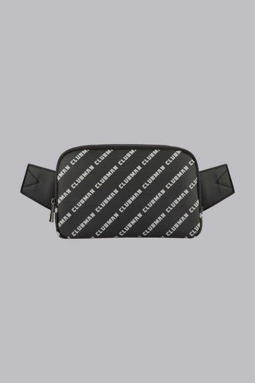 Clubman Monogram Compact Belt Bag - Black