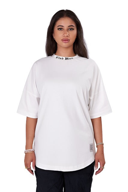 CLUBMAN Oversized 'Monochrome Signature' T-shirt