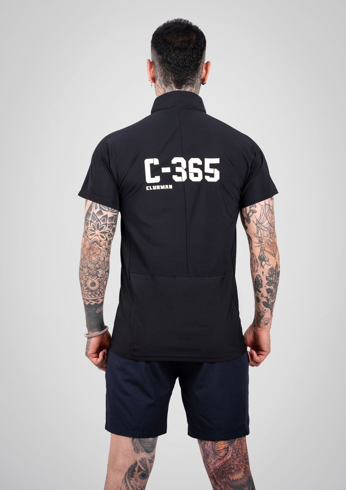C-365 Strike Zip Tee (Model 825321) - Black