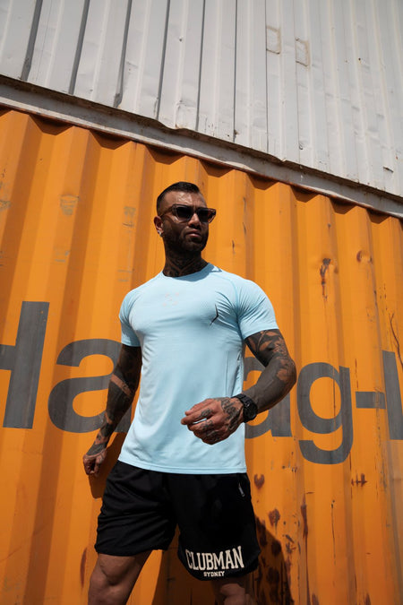 C-365 Performance Tee (Model 324305) - Light Blue