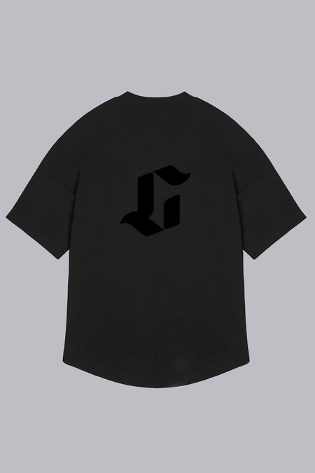 Mens Clubman 'Cyper' T-shirt / Black