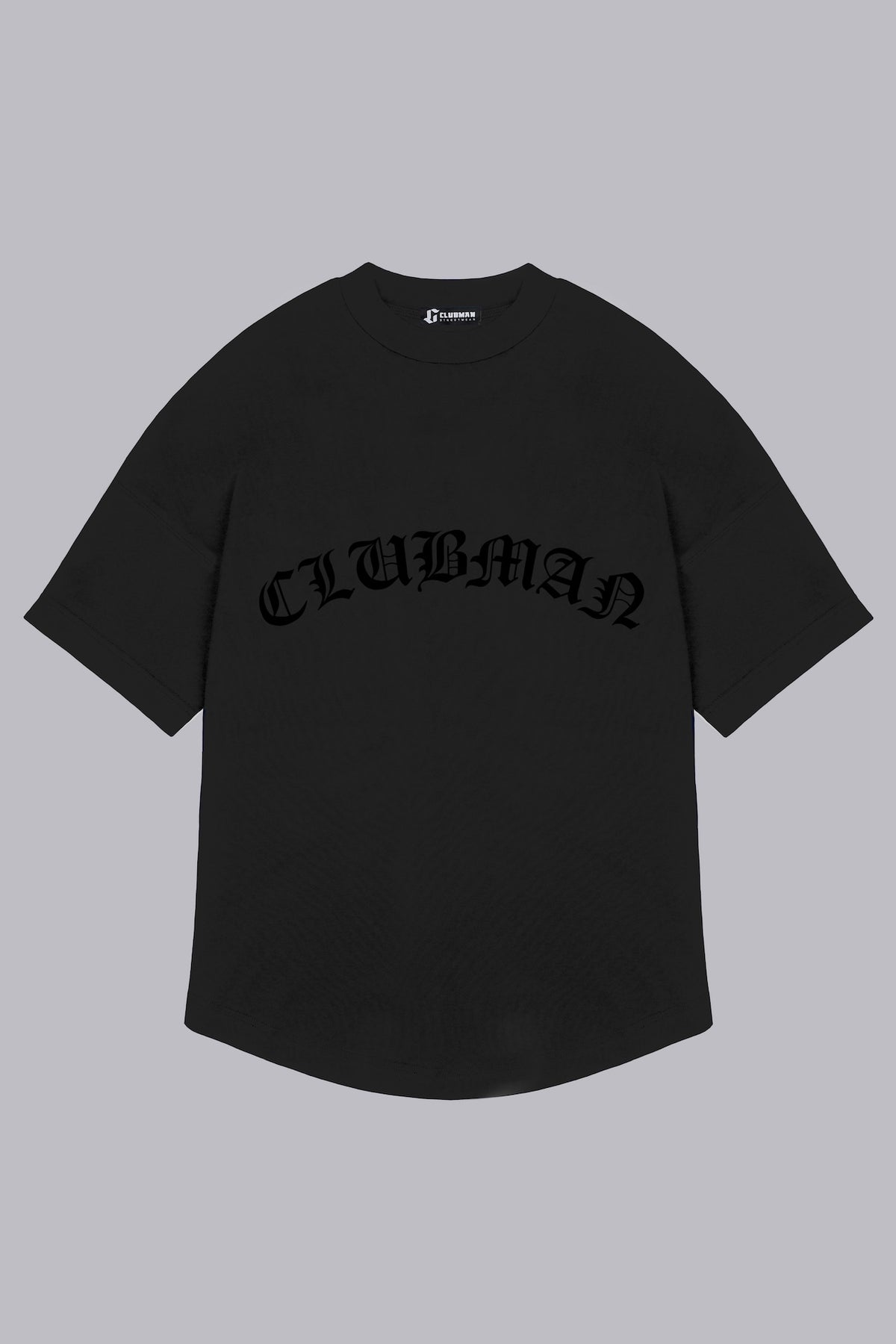 Mens Clubman 'Cyper' T-shirt / Black