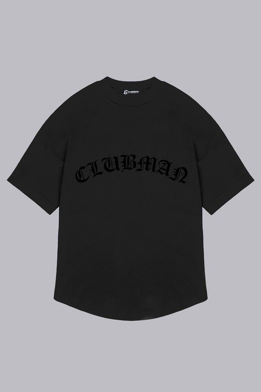 Mens Clubman 'Cyper' T-shirt / Black