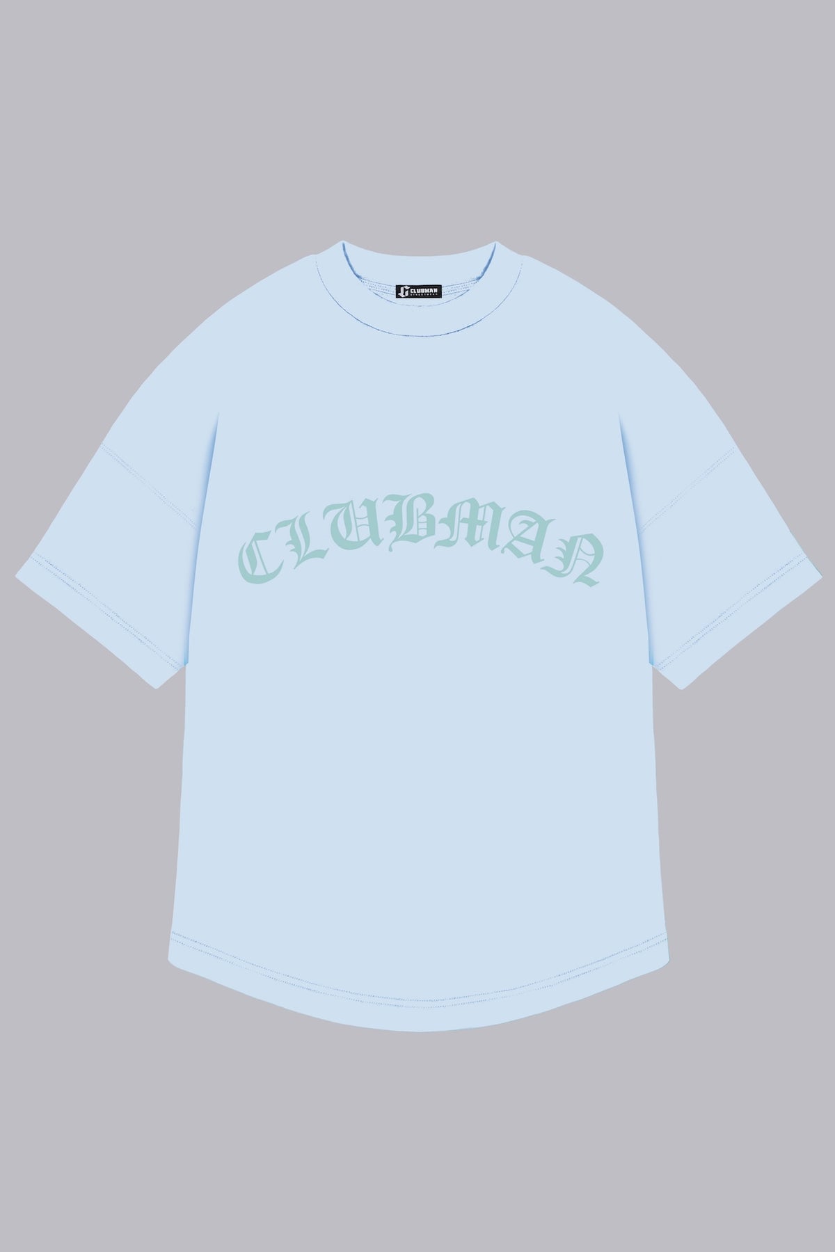 Mens Clubman 'Cyper' T-shirt / Blue
