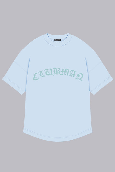 Mens Clubman 'Cyper' T-shirt / Blue