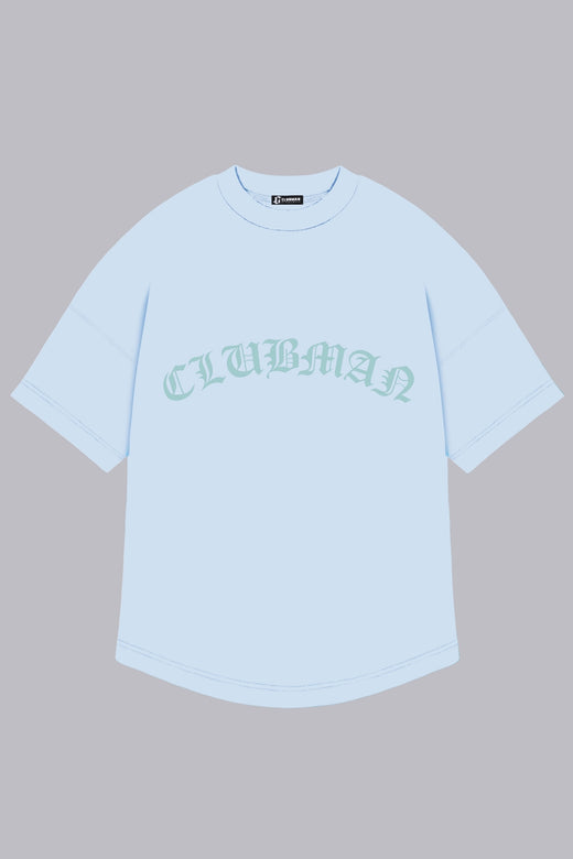 Mens Clubman 'Cyper' T-shirt / Blue