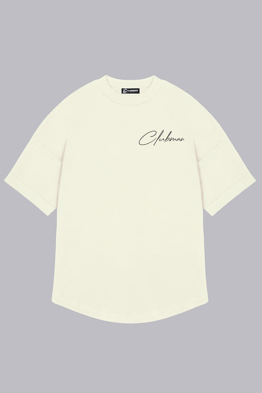 Mens Clubman 'Precision Line' T- Shirt White