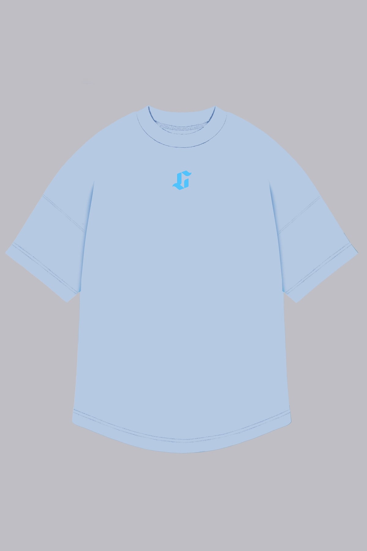 Mens Clubman 'Signature Dash' T-shirt / BLUE