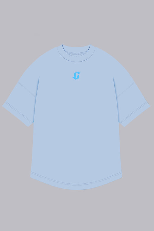 Mens Clubman 'Signature Dash' T-shirt / BLUE