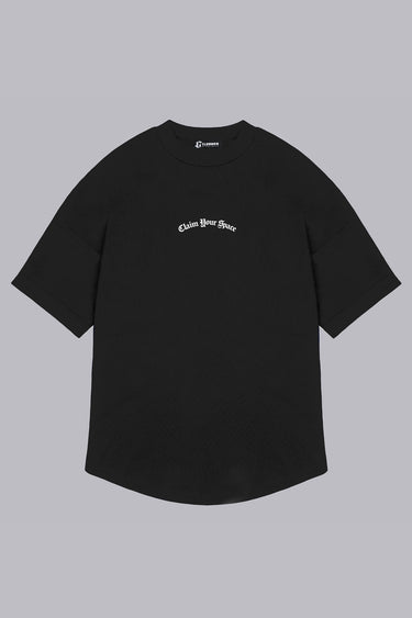 Clubman "CHROME" Tee - Black/White