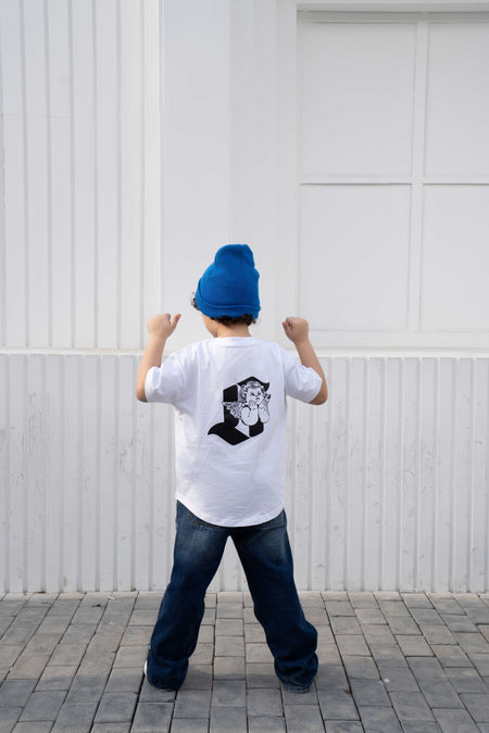 Kids "Halo" Tee – White
