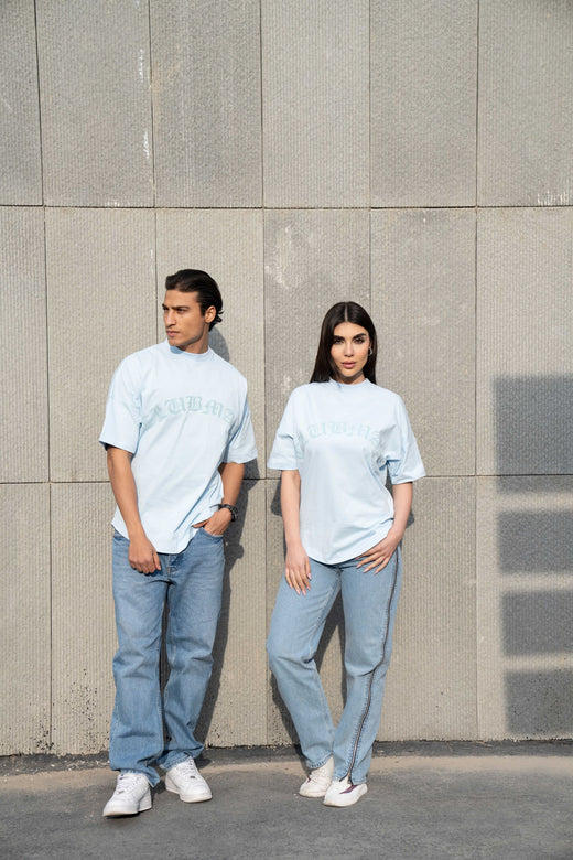 Mens Clubman 'Cyper' T-shirt / Blue