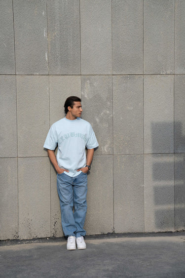 Mens Clubman 'Cyper' T-shirt / Blue