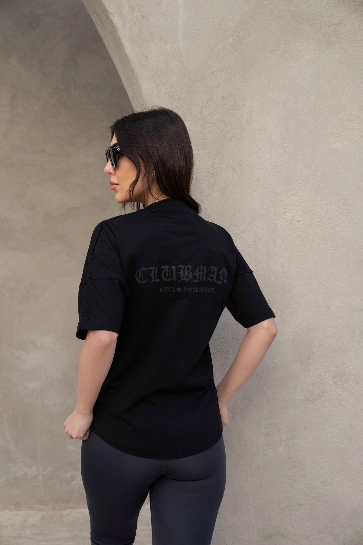 WMNS Clubman "Claim Tee" Black/Bone