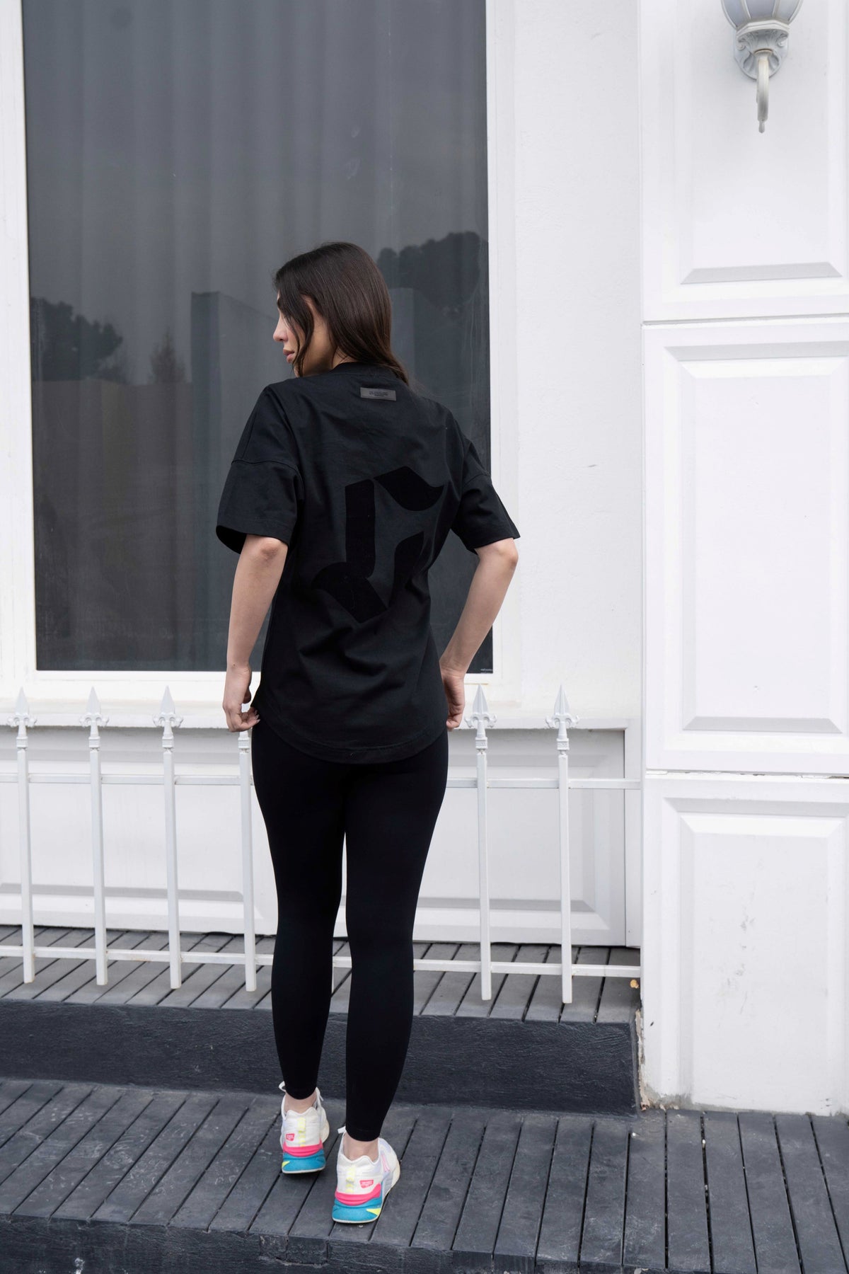 Mens Clubman 'Cyper' T-shirt / Black