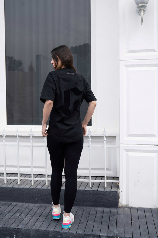 Mens Clubman 'Cyper' T-shirt / Black