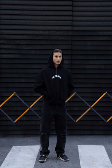 Clubman "APEX" Hoodie – Black/White