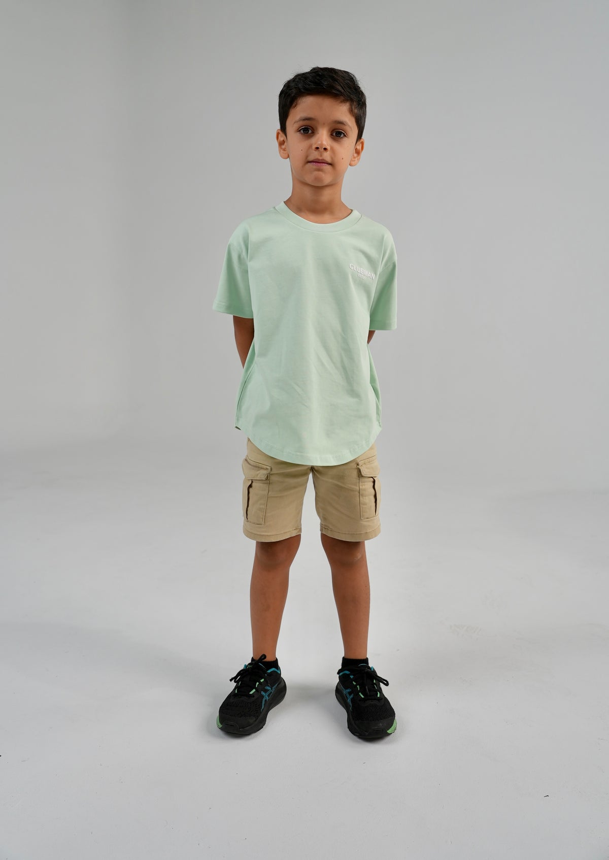 Clubman Kids "Trove" Tee - Glacier