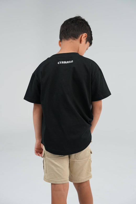 Kids "Footprint" Tee – Black