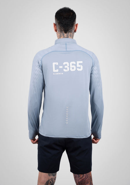 C-365 Elevate Zip Long Sleeve (Model 823303) - Haze Blue
