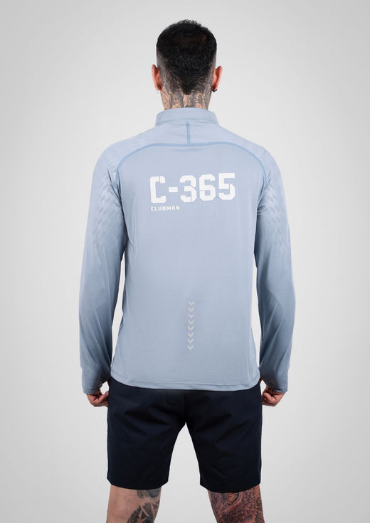 C-365 Elevate Zip Long Sleeve (Model 823303) - Haze Blue