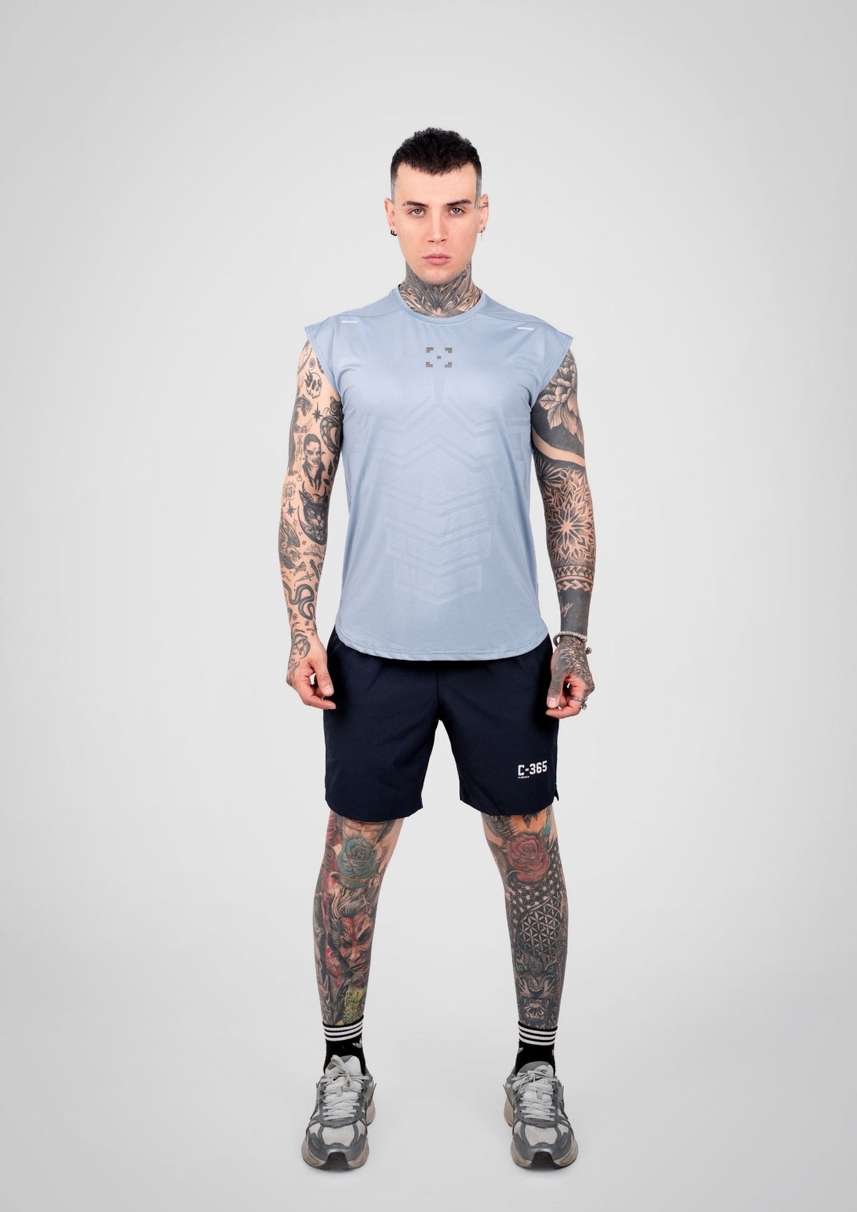 C-365 Flex Singlet (Model 323129) - Haze Blue