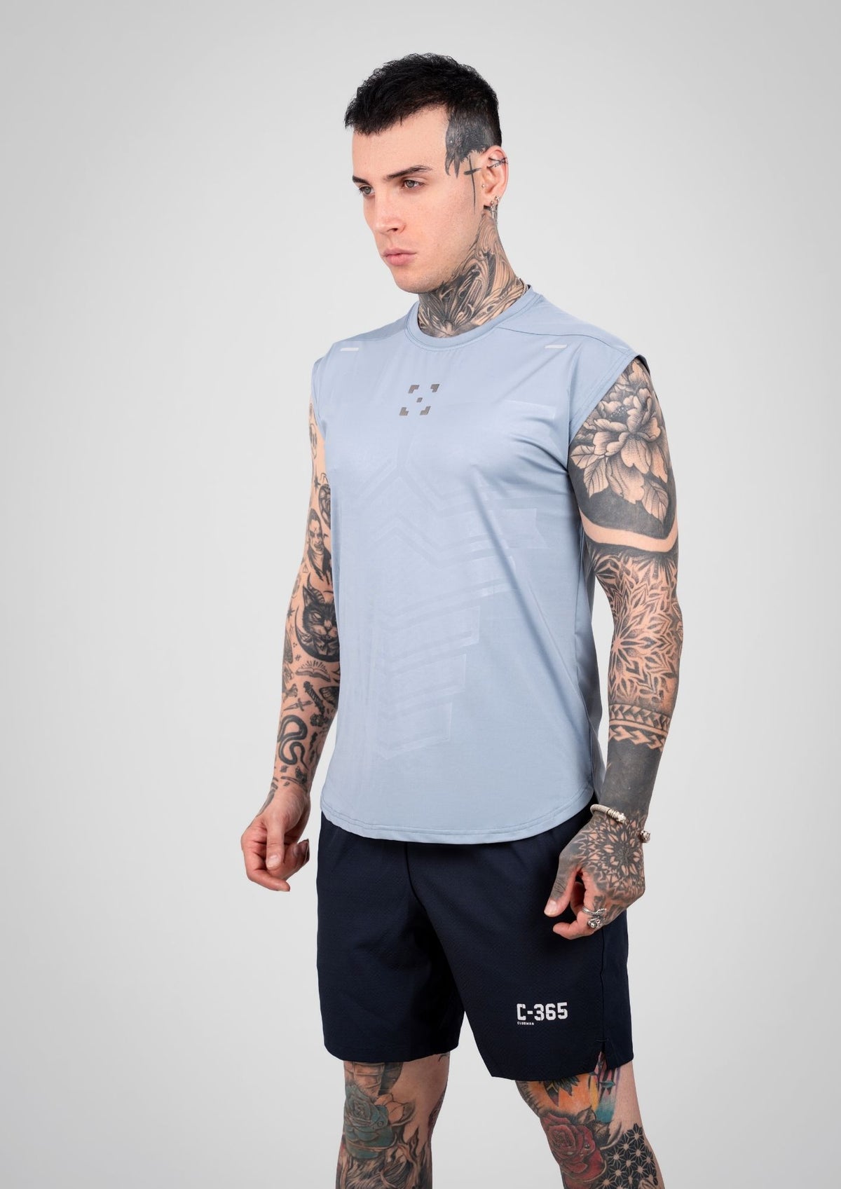C-365 Flex Singlet (Model 323129) - Haze Blue