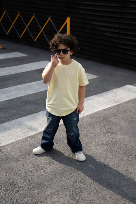 Clubman Kids "Trove" Tee - Butter