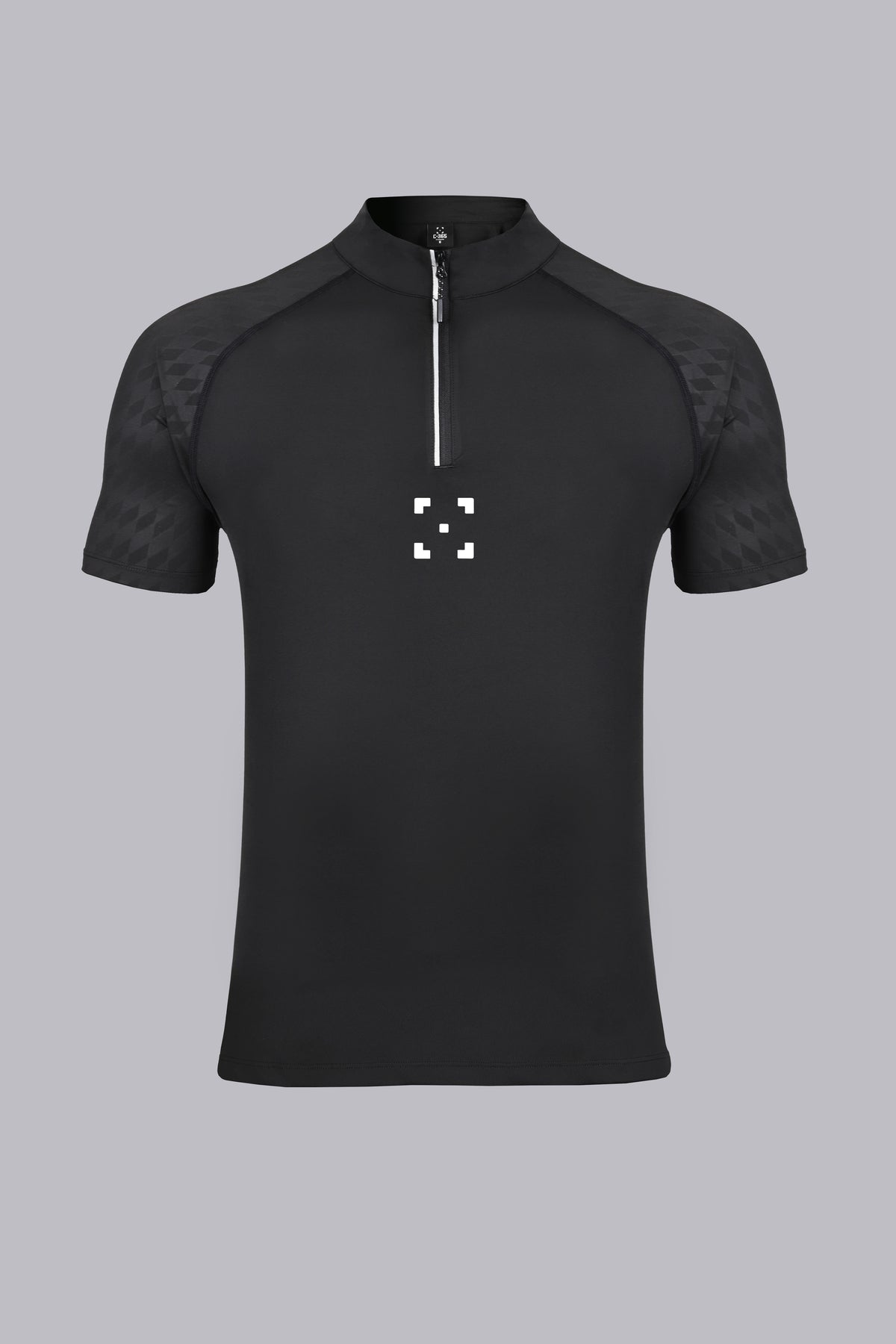 C-365 Motion Zip Tee (Model 823302) - Black