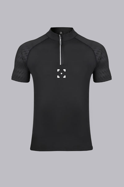 C-365 Motion Zip Tee (Model 823302) - Black