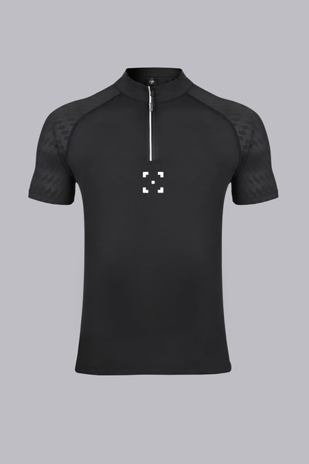 C-365 Motion Zip Tee (Model 823302) - Black