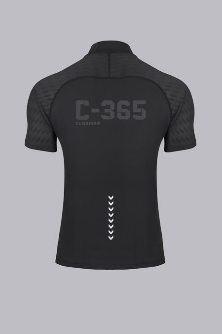 C-365 Motion Zip Tee (Model 823302) - Black