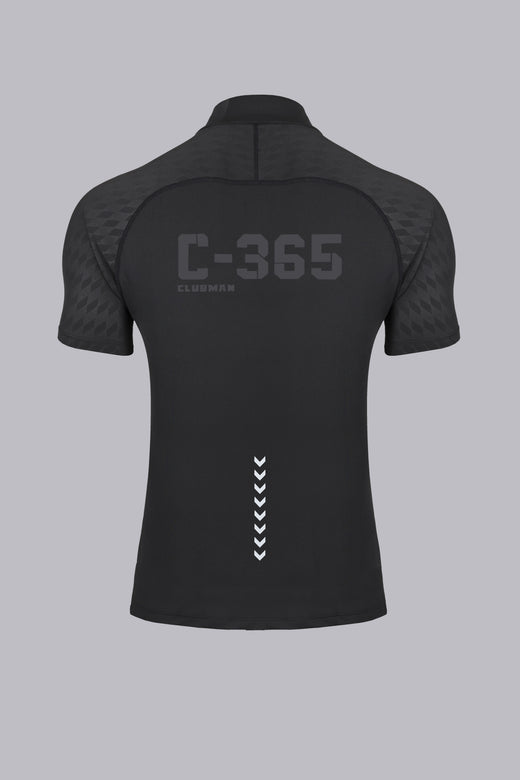 C-365 Motion Zip Tee (Model 823302) - Black